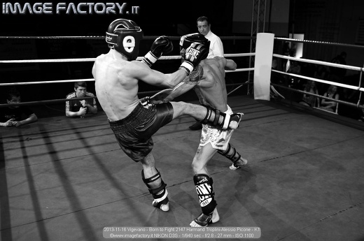 2013-11-16 Vigevano - Born to Fight 2147 Harmand Troplini-Alessio Picone - K1